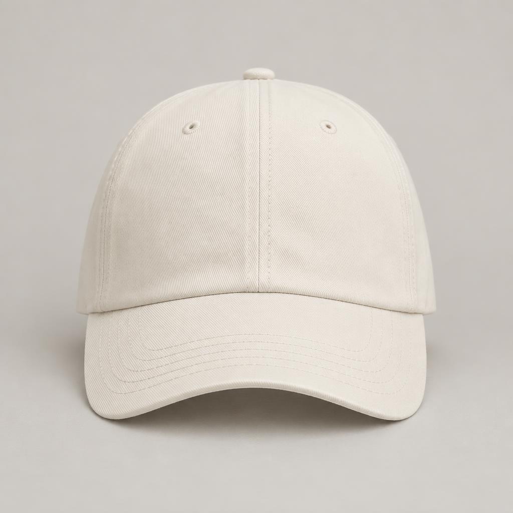 Plain ivory hat mockup