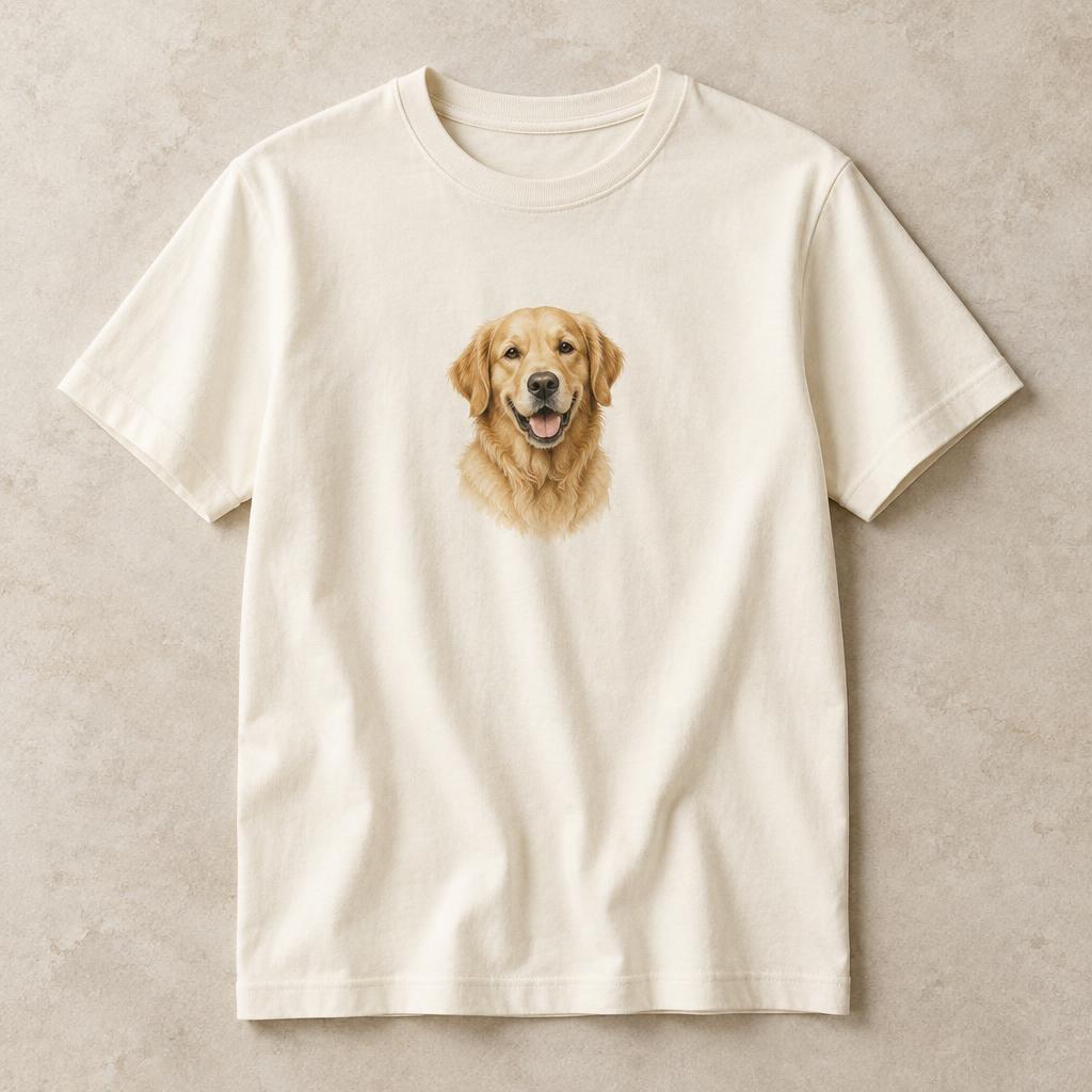 Personalised pet portrait t-shirts